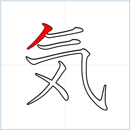 漢字の成り立ち「気」 | 漢字の成り立ちや意味をイラストや絵を使って解説！【漢字の成り立ち博士】
