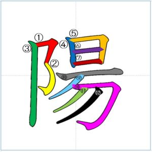 漢字の成り立ち「陽」 | 漢字の成り立ち博士