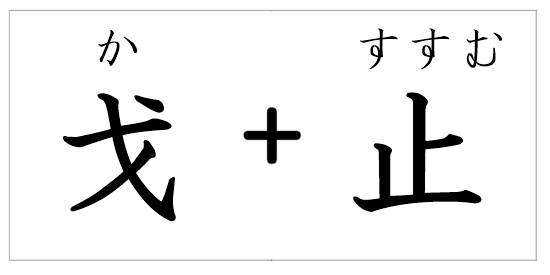 漢字 武 の成り立ちから見られるのは平和なのか戦なのか 漢字の成り立ちや意味をイラストや絵を使って解説 漢字の成り立ち博士